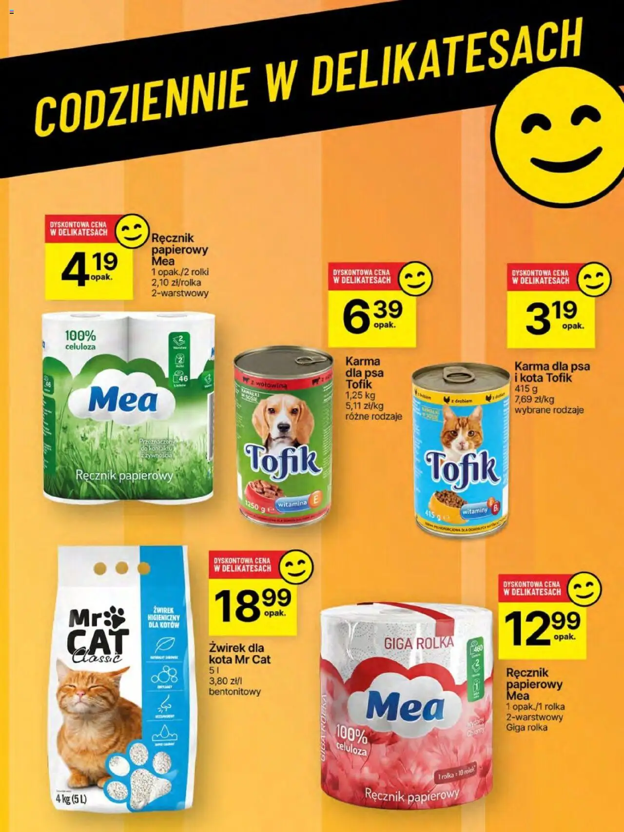 Delikatesy Centrum Gazetka - Sklepy Własne od 12.06.2025 | Strona: 68 | Produkty: Żwirek dla kota, Rolki, Wołowina, Ręcznik papierowy