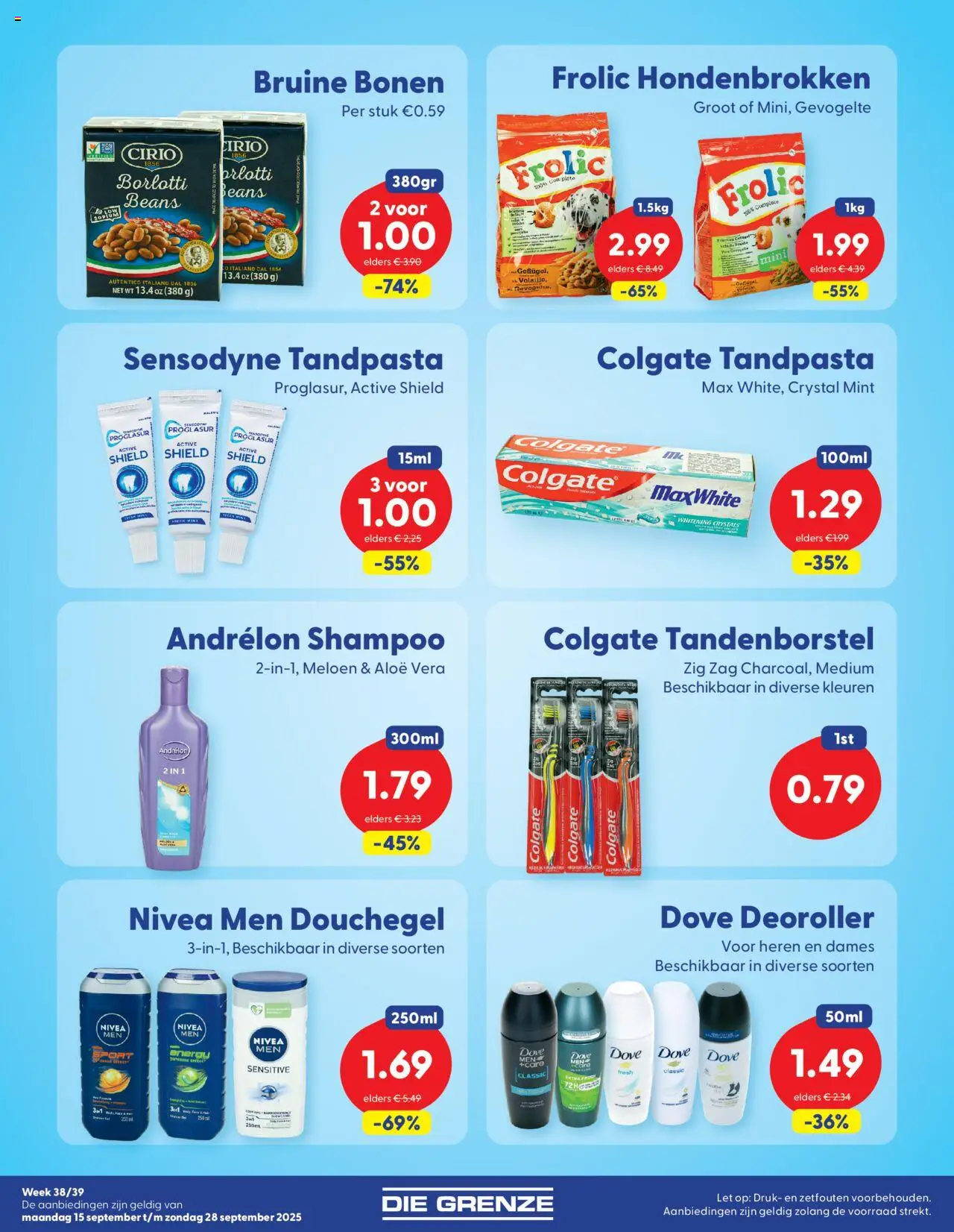  | Pagina: 5 | Producten: Meloen, Tandpasta, Tandenborstel, Shampoo