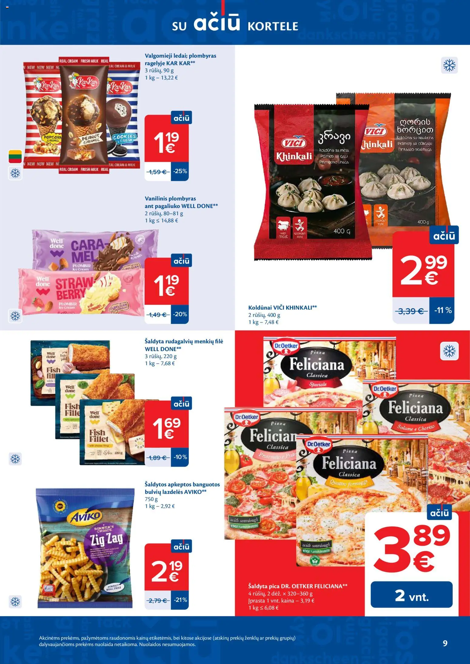 MAXIMA akcijos nuo 14.04.2026 | Puslapis: 9 | Prekių: Plombyras, Pica