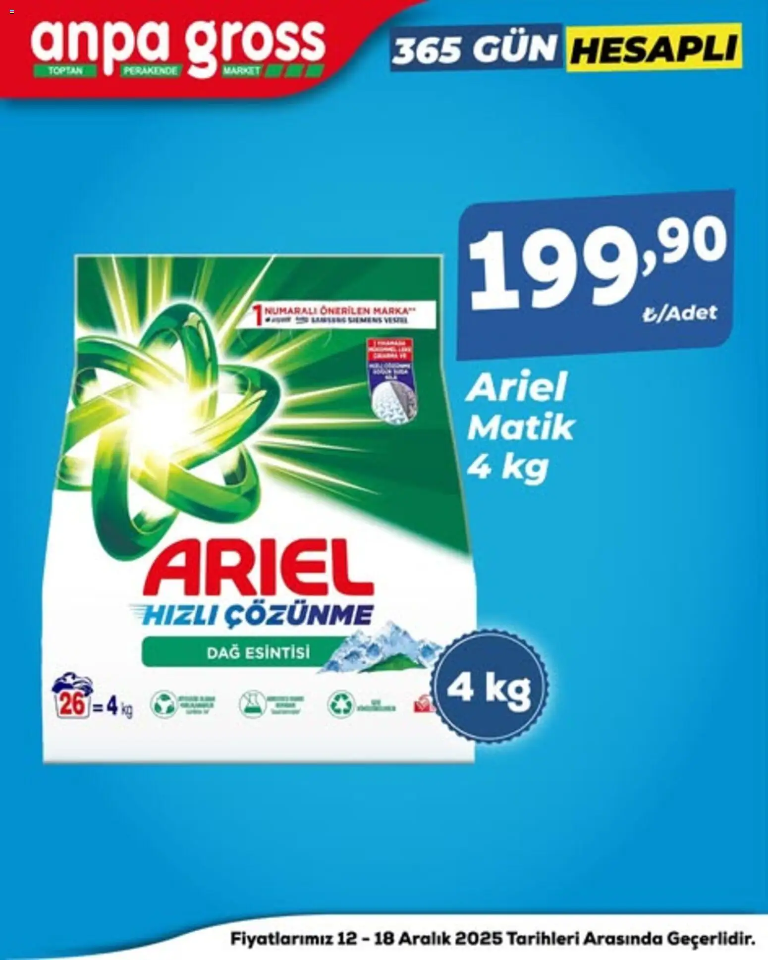 Anpa Gross İndirim - 12.12.2025 tarihinden itibaren geçerlidir | Sayfa: 1