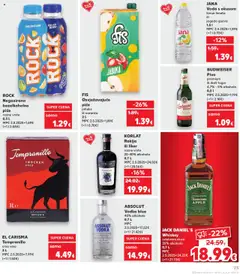 Kaufland katalog | vrijedi od 09.07.2025 | Stranica: 23 | Proizvodi: Voda, Liker, Limun, Vodka