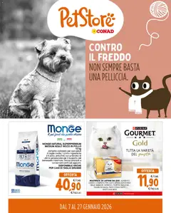 Anteprima del volantino Conad PetStore Lazio catalogo valido a partire dal 07.01.2026