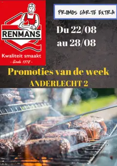 Renmans folder / publicité - Voorbeeld van een folder van Renmans, geldig van 22.08.2025