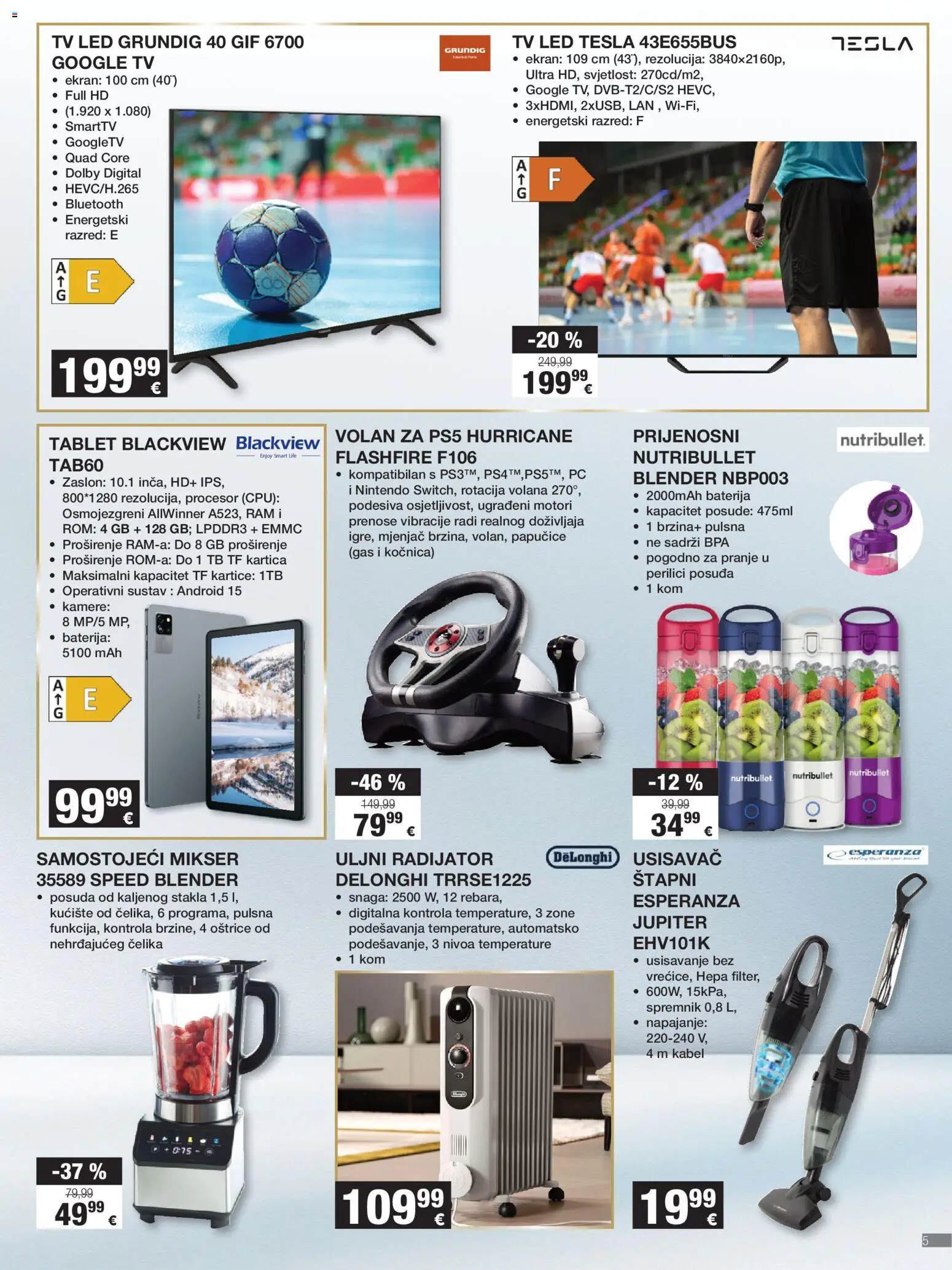 Interspar katalog | vrijedi od 31.12.2025 | Stranica: 5 | Proizvodi: Mikser, Baterija, PC, Blender