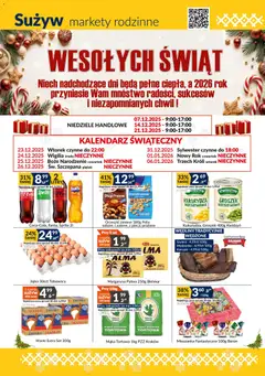 Pogląd oferty "Sużyw Gazetka" - ważna od 08.12.2025 | Strona: 4 | Produkty: Karta, Sprite, Masło, Jajka
