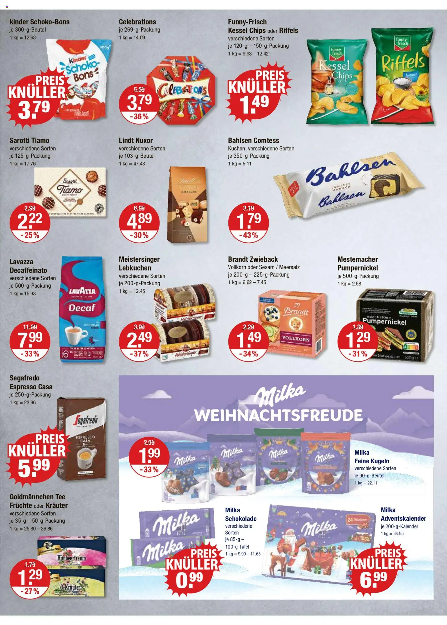 V-Markt - Black Friday – gültig ab 20.11.2025 | Seite: 8 | Produkte: Lavazza, Celebrations, Chips, Segafredo