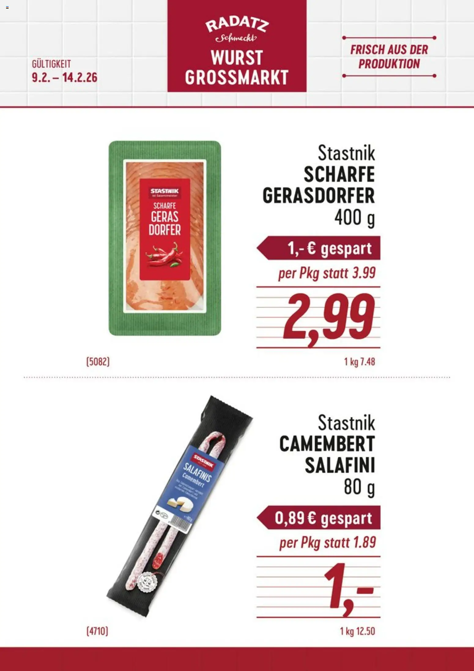 Radatz Flugblatt gültig ab 09.02.2026 | Seite: 2