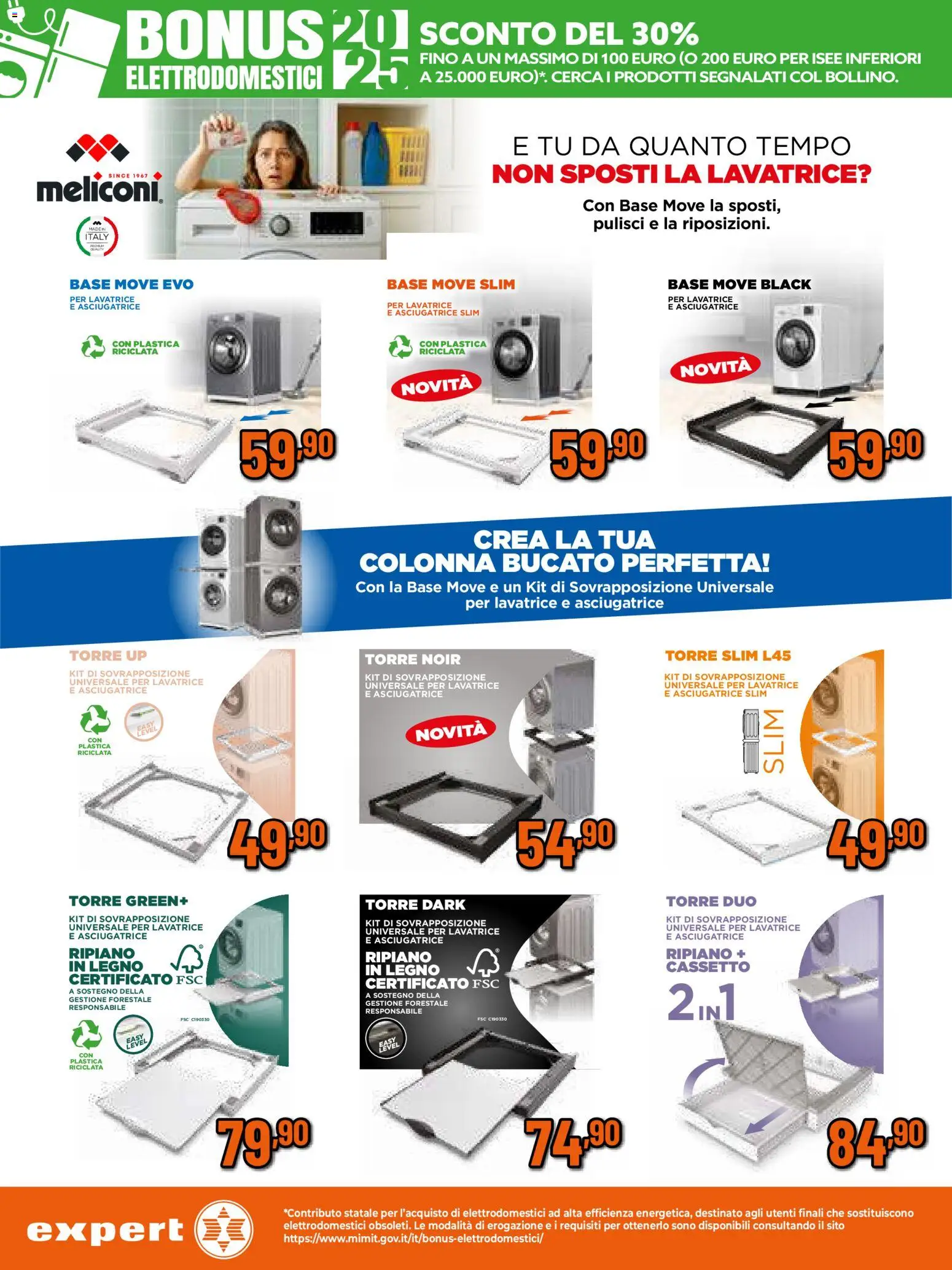 Volantino Iperal del 17.11.2025 | Pagina: 24 | Prodotti: Ripiano, Lavatrice, Asciugatrice