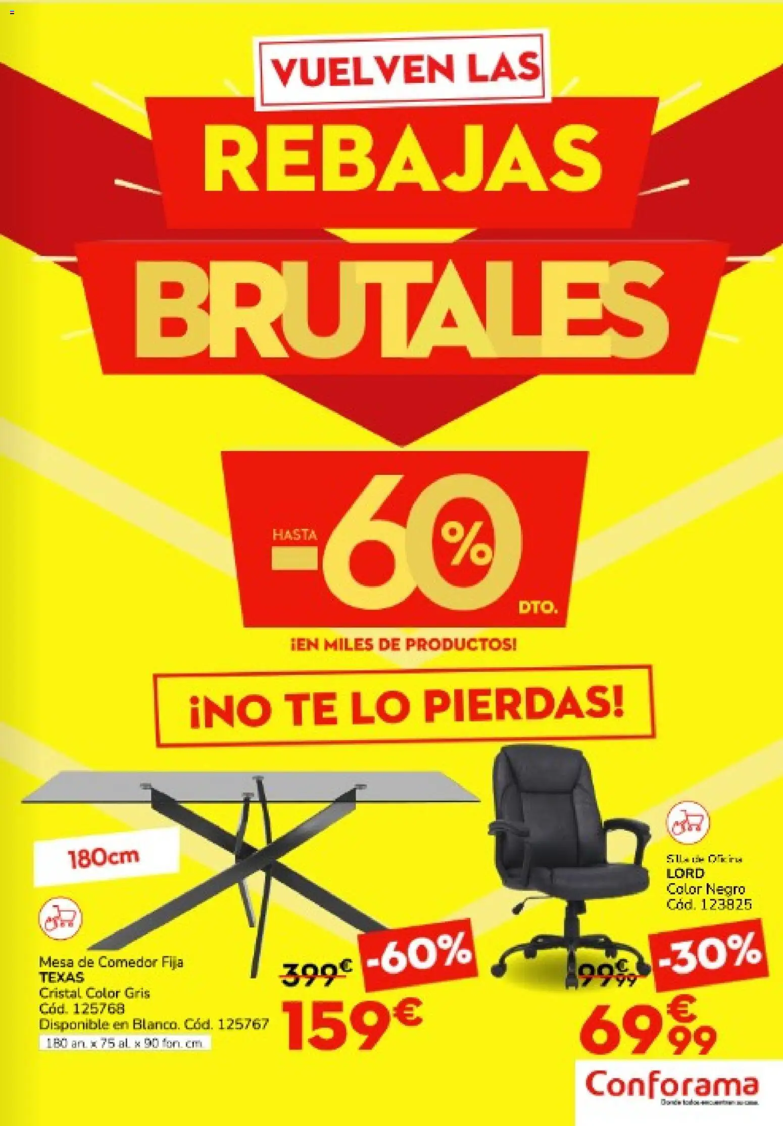 Conforama folleto │ válido desde el 18.12.2025 | Página: 7 | Productos: Té, Mesa