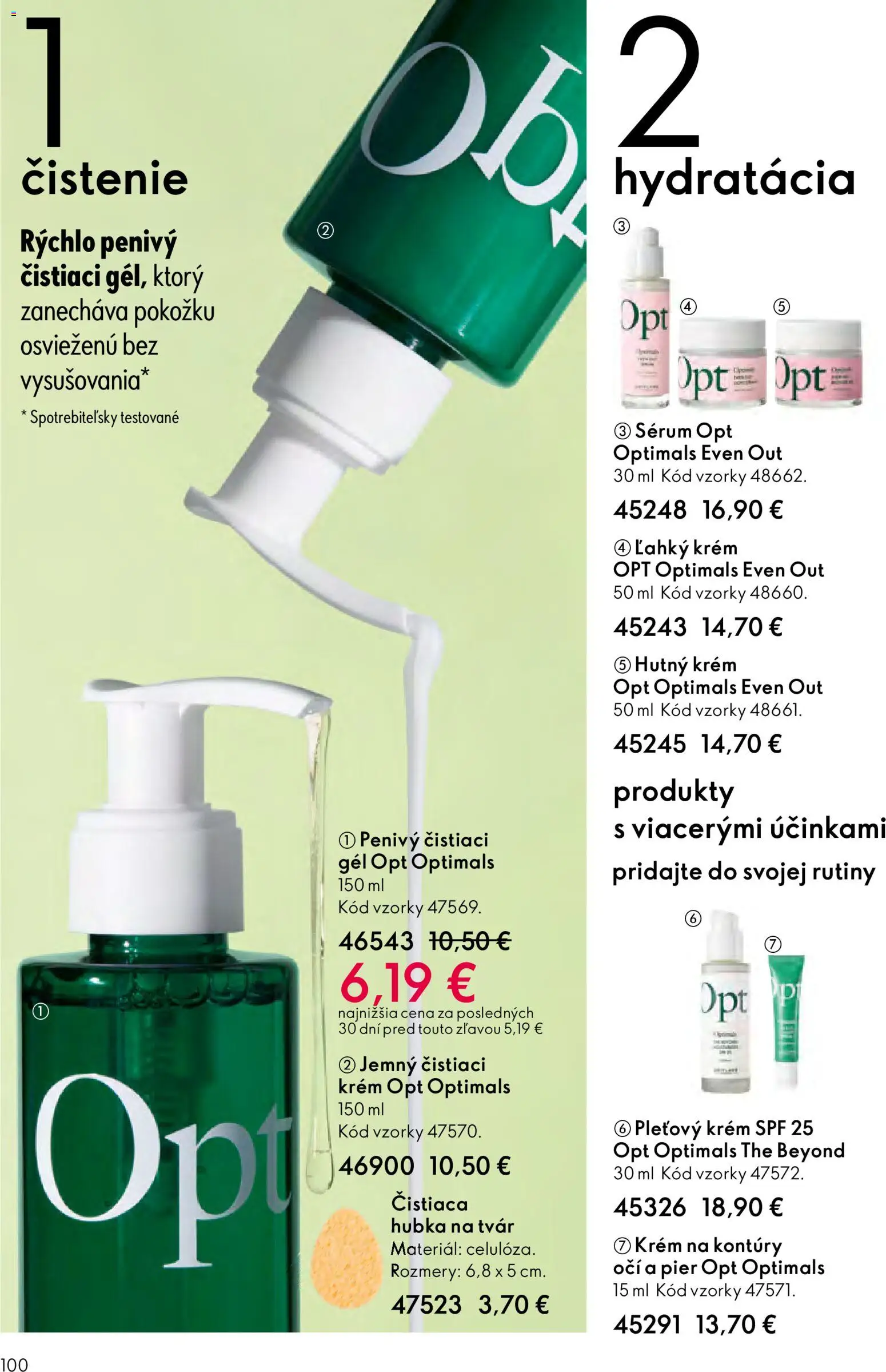 Nové Oriflame akcie – leták je platný od 24.12.2025 | Strana: 100 | Produkty: Hubka, Krém