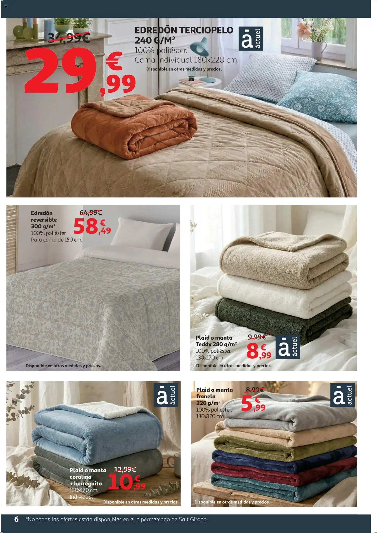 Alcampo - HP Cat │ válido desde el 09.01.2026 | Página: 6 | Productos: Edredón, Manta, Cama