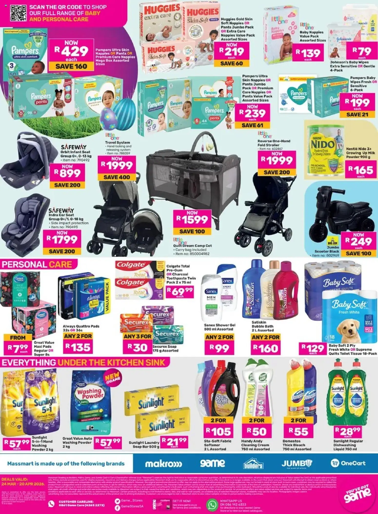 New Game catalogue – valid from 24.03.2026 | Page: 16 | Products: Box, Bath, Bleach, Paper