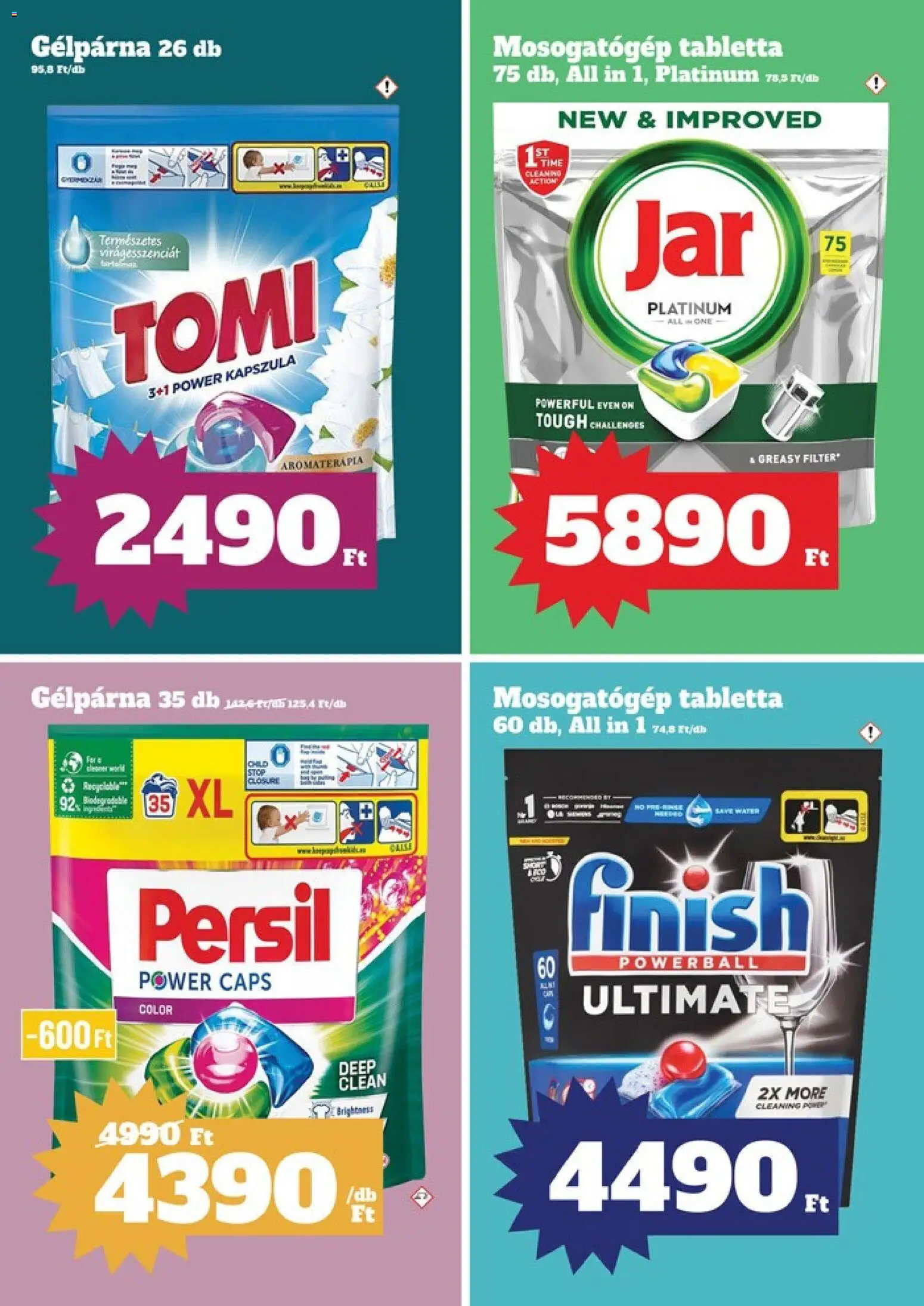 Family Diszkont akciós ujság - amely érvényes a következő dátumtól: 29.04.2026 | Oldal: 20 | Termékek: Persil, Mosogatógép, Mosogatógép tabletta