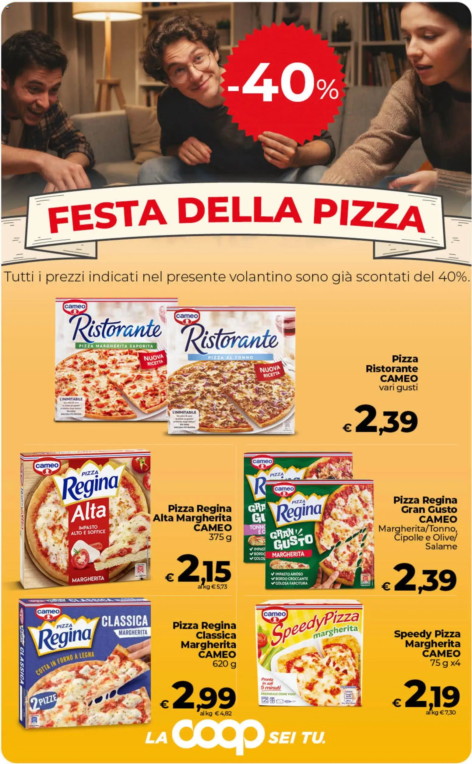 Volantino COOP del 07.04.2026 | Pagina: 20 | Prodotti: Salame, Pizza, Cipolle, Tonno