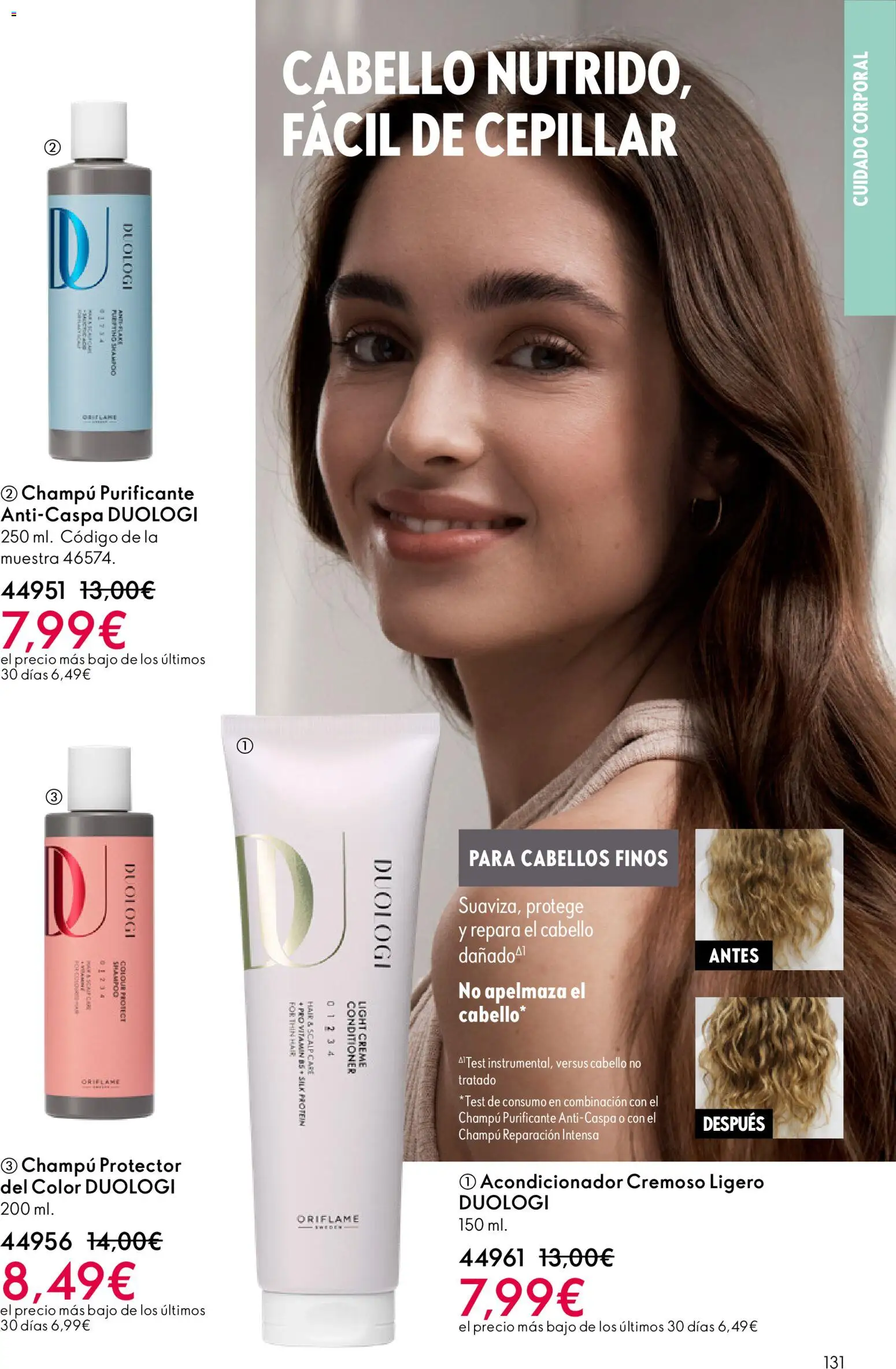 Oriflame - Catálogo Campaña 1 │ válido desde el 31.12.2025 | Página: 131 | Productos: Champú, Acondicionador