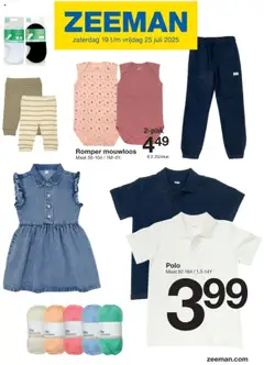 Zeeman folder - Voorbeeld van een folder van Zeeman, geldig van 19.07.2025