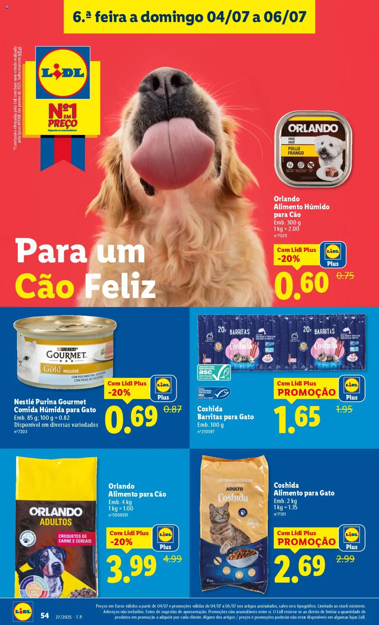 Lidl folheto │ válido de 30.06.2025 | Página: 54 | Produtos: Base, Nestlé, Peixe, Cereais