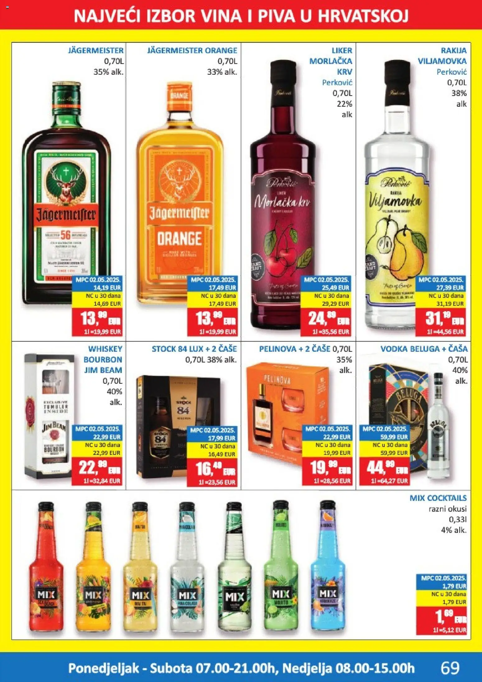 Vrutak katalog | vrijedi od 15.12.2025 | Stranica: 69 | Proizvodi: Jägermeister, Čaše, Liker, Vodka