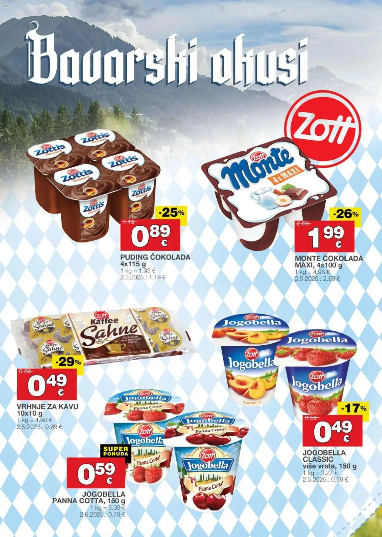 Stanić Diskont katalog | vrijedi od 02.10.2025 | Stranica: 2 | Proizvodi: Čokolada, Puding