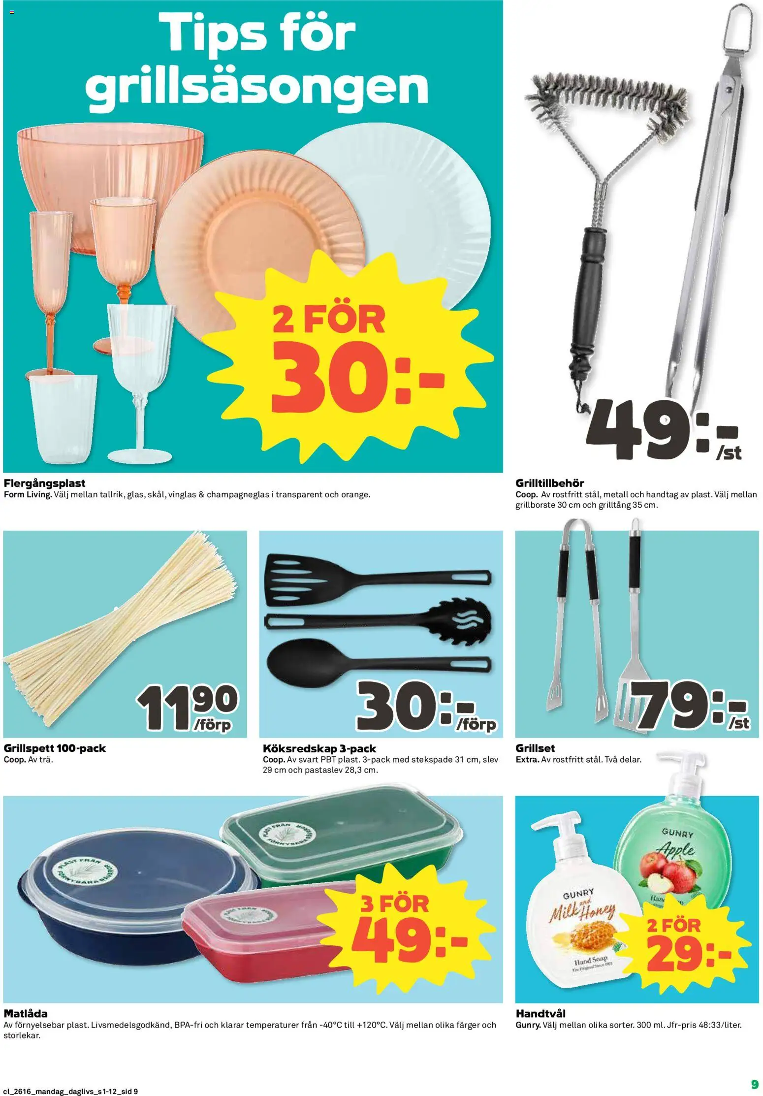 Coop Daglivs reklamblad aktuell från 13.04.2026 | Sida: 9