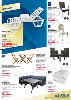 Metro katalog  - pregled Metro kataloga - važi od 05.03.2026 | Strana: 16 | Proizvode: Jastuk, Fotelja, Jorgan, Sto