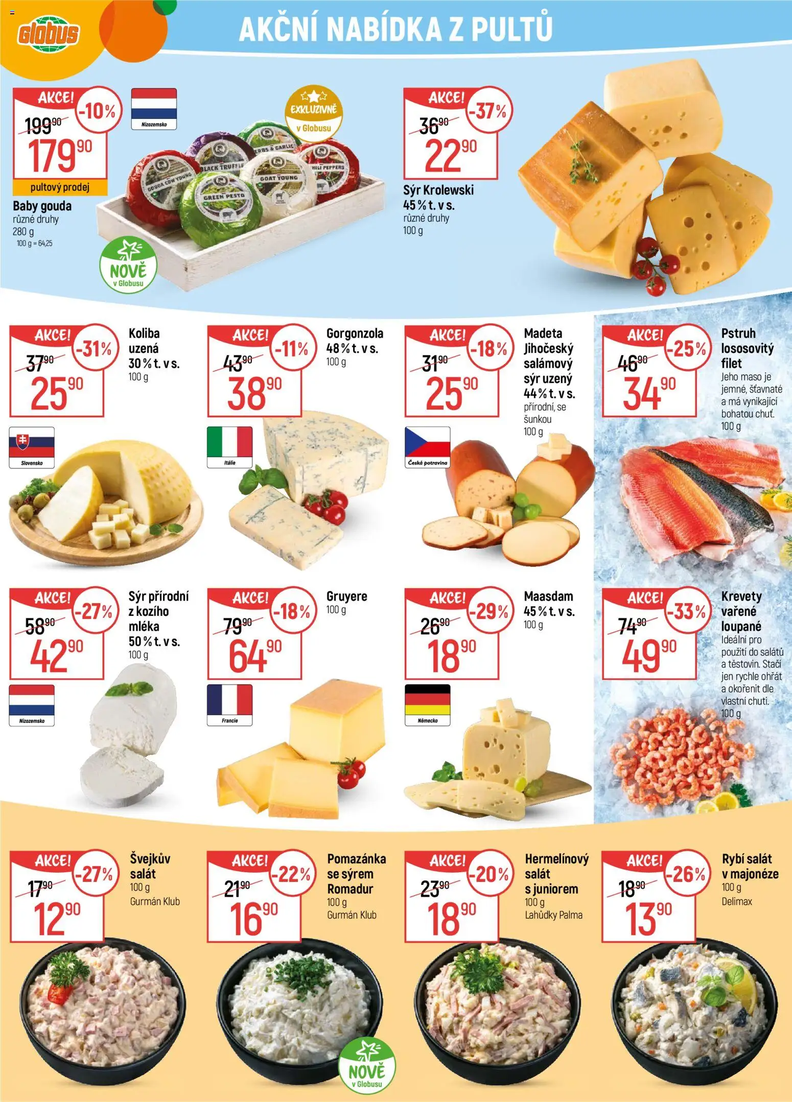 Globus leták - Havířov od 04.02.2026 | Strana: 9 | Produkty: Globus, Gorgonzola, Romadur, Filet
