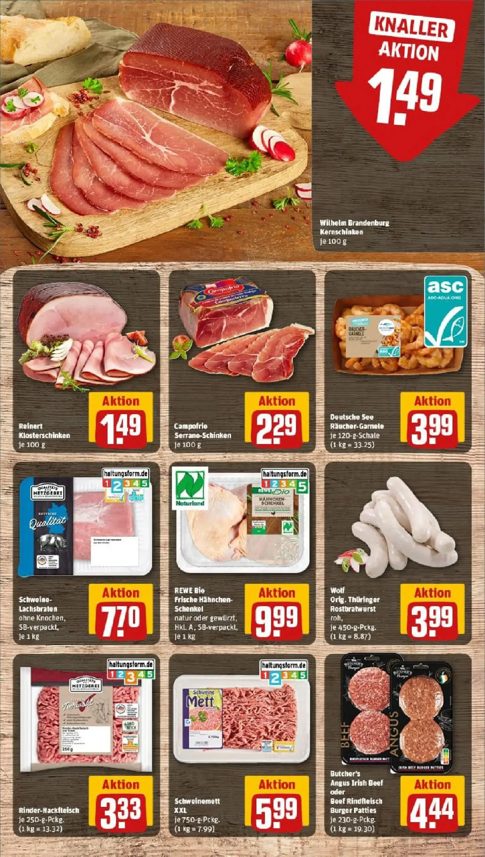 Rewe prospekt Dresden	 – gültig ab 18.01.2026 | Seite: 10 | Produkte: Hahnchen, Burger, Rindfleisch