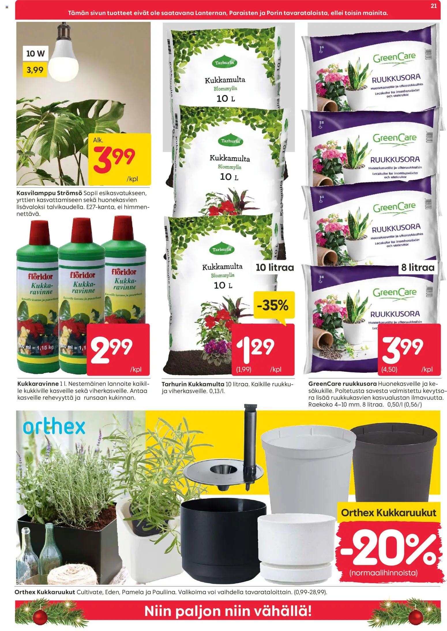 Rusta - Black Friday – voimassa 17.11.2025 alkaen | Sivu: 21 | Tuotteet: Voi, Lannoite