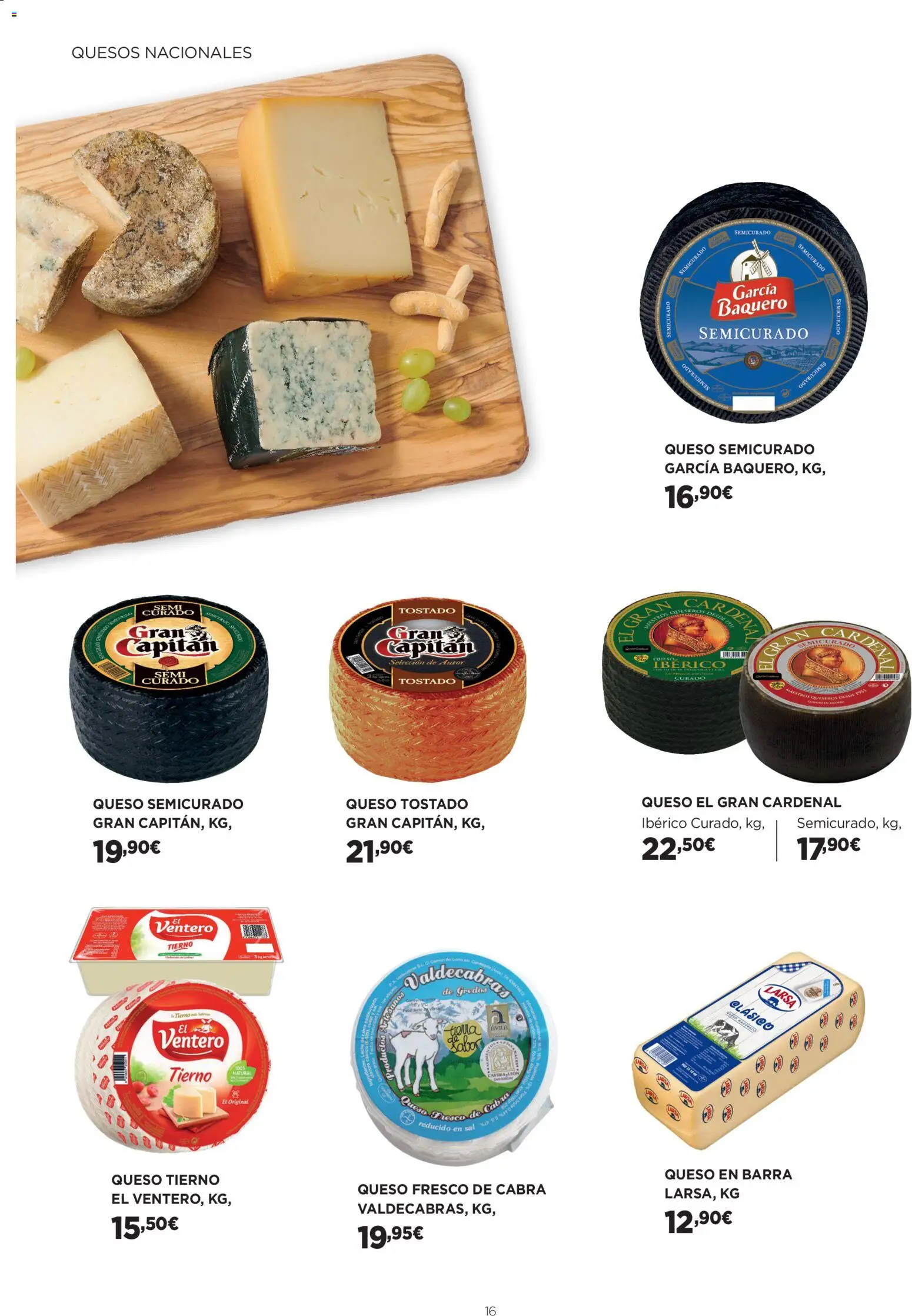 Supercor Península y Baleares │ válido desde el 29.01.2026 | Página: 16 | Productos: Κρεμάστρα, Leche, Queso, Queso fresco