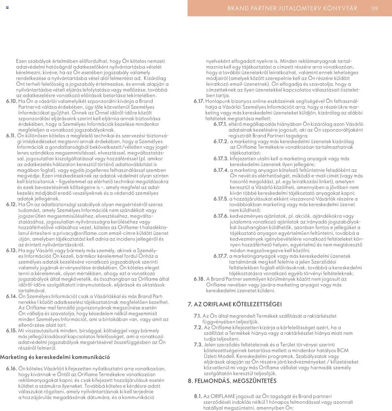 Oriflame akciós ujság - amely érvényes a következő dátumtól: 28.04.2024 | Oldal: 119