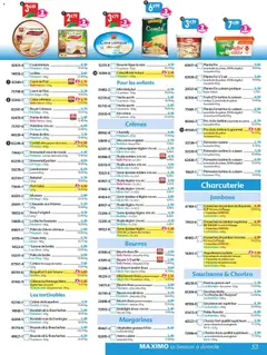 Maximo - Prévisualisation de Maximo catalogue epicerie valide à partir de 21.11.2025 | Page: 53 | Produits: Crème anglaise, Beurre, Saucisse, Brie