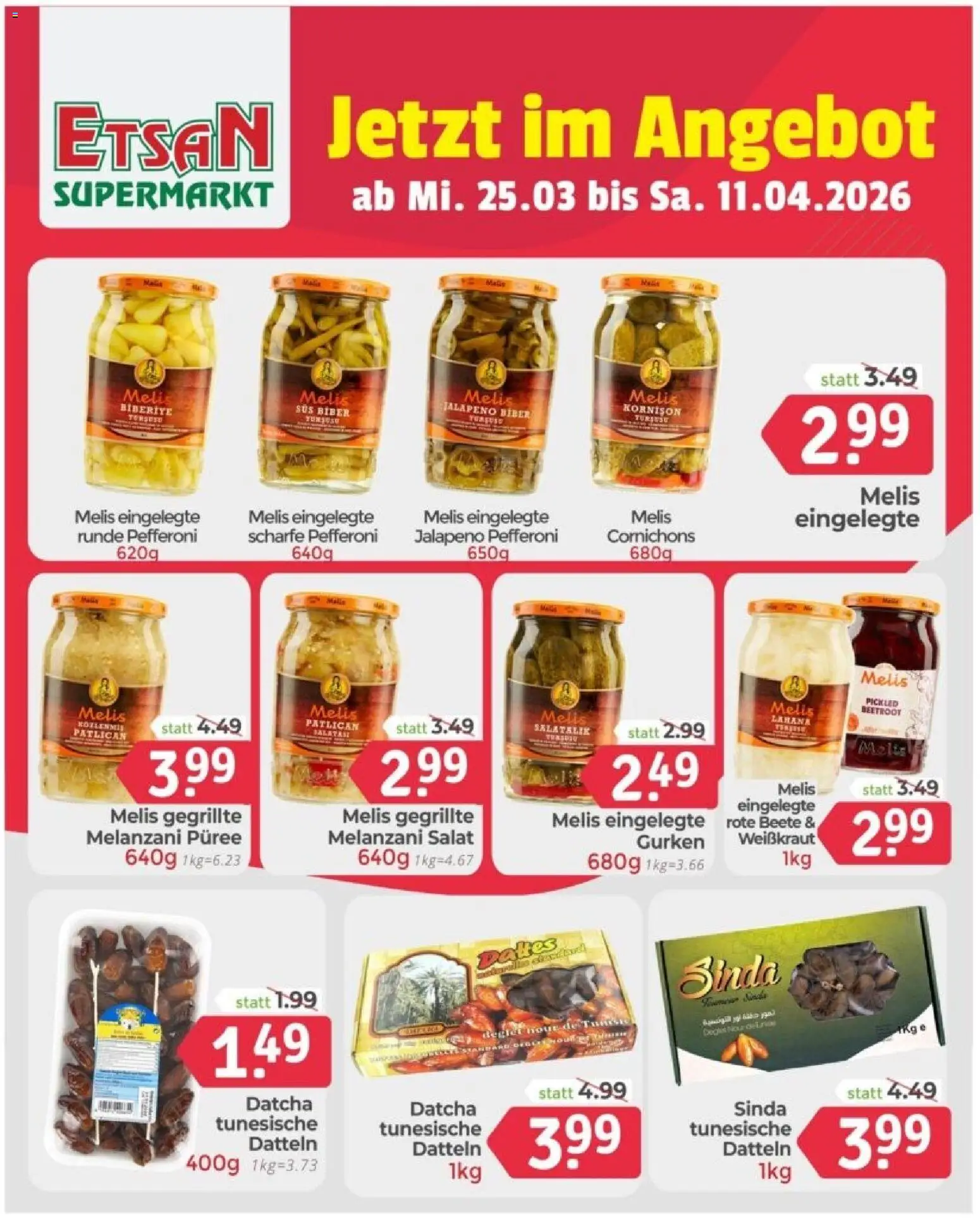 ETSAN Flugblatt gültig ab 09.04.2026 | Seite: 7 | Produkte: Gurken, Salat, Rote Beete