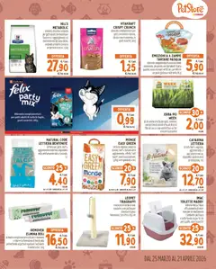 Anteprima del volantino LEOPET TIRAGRAFFI, realizzato in corda di sisal e peluche e con pallina per stimolare il gioco Dimensioni: L30 x P30 x H45 cm valido a partire dal 25.03.2026 | Pagina: 5