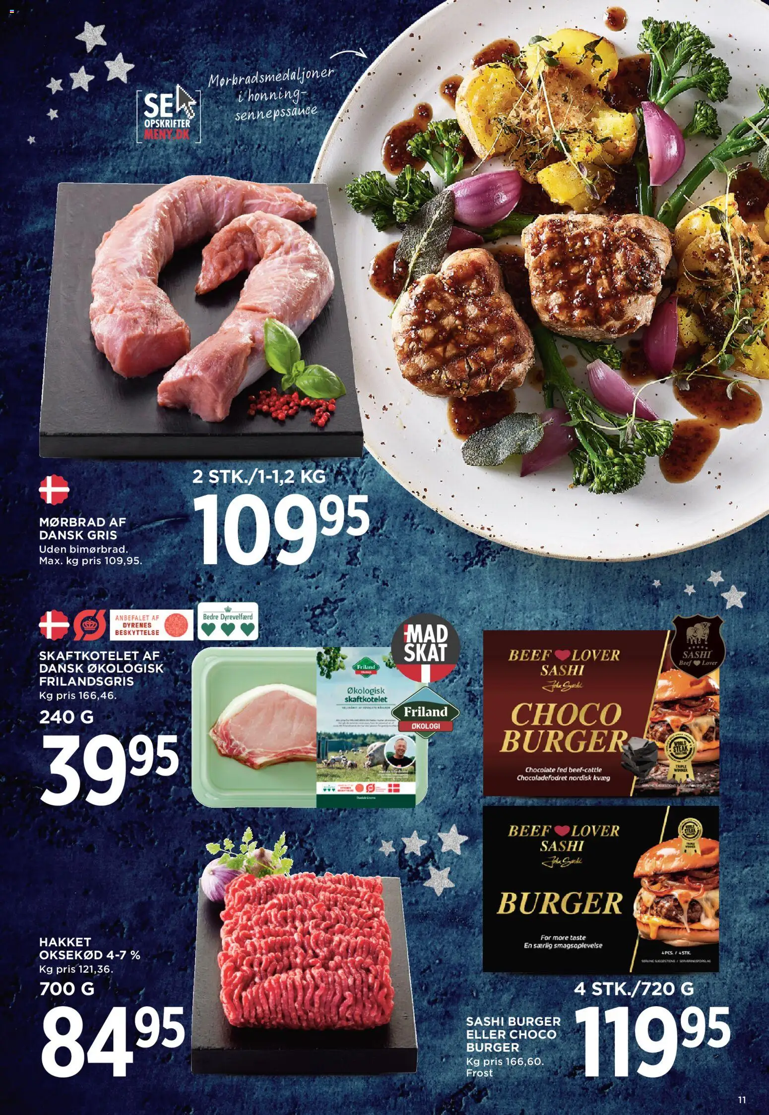 Meny tilbudsavis – gyldig fra 27.12.2025 | Side: 11 | Produkter: Oksekød, Honning