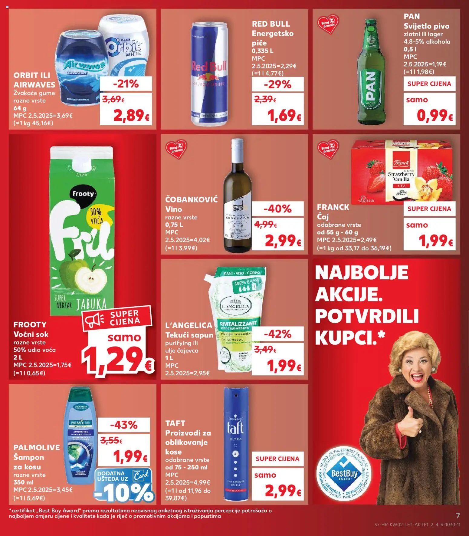 Kaufland katalog | vrijedi od 07.01.2026 | Stranica: 7 | Proizvodi: Šampon, Vino, Pivo, Čaj