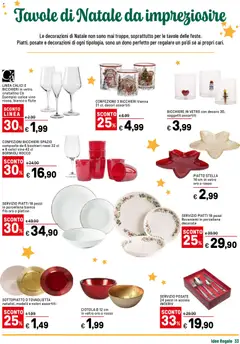 Anteprima del volantino Iper Idee Regalo catalogo valido a partire dal 17.11.2025 | Pagina: 33 | Prodotti: Calice, Piatto, Ciotola, Decorazioni
