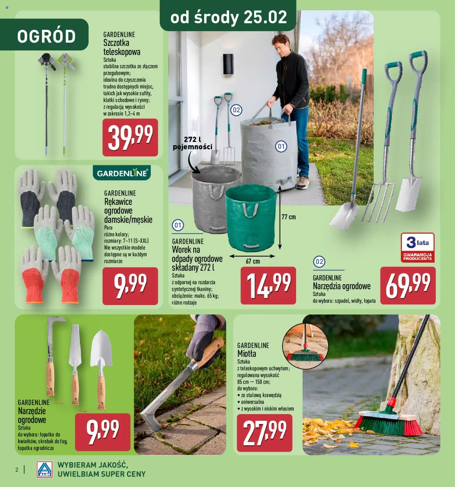 Aldi Polsko katalog od 25.02.2026 | Strana: 2 | Produkty: Lopata, Lopatka