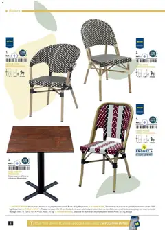 METRO - Prévisualisation de METRO - Terrasse&salle Collection 2026 valide à partir de 09.01.2026 | Page: 8 | Produits: Plateau, Poids, Table, Chaise