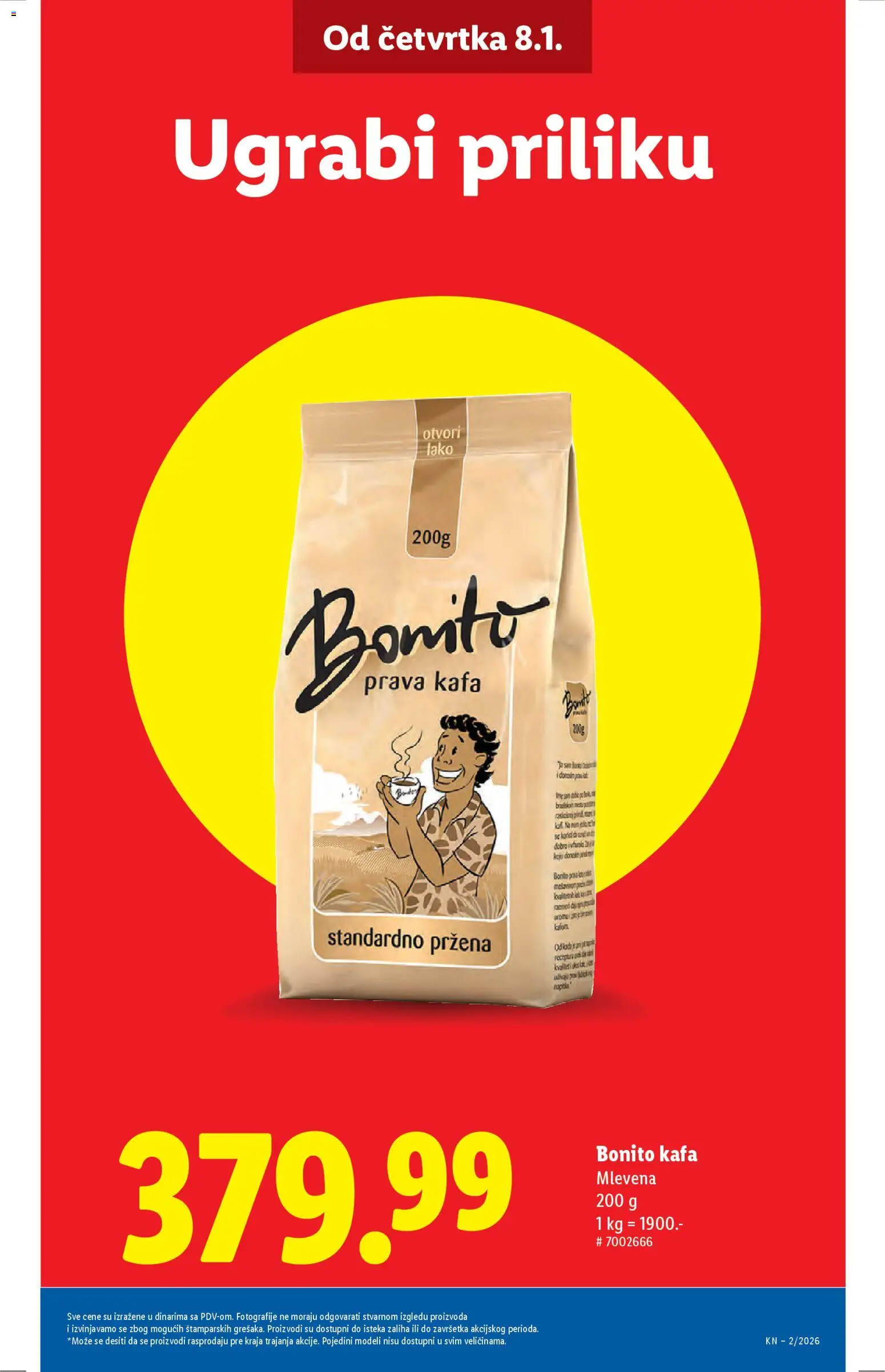 Lidl katalog - važi od 08.01.2026 | Strana: 7 | Proizvode: Kafa