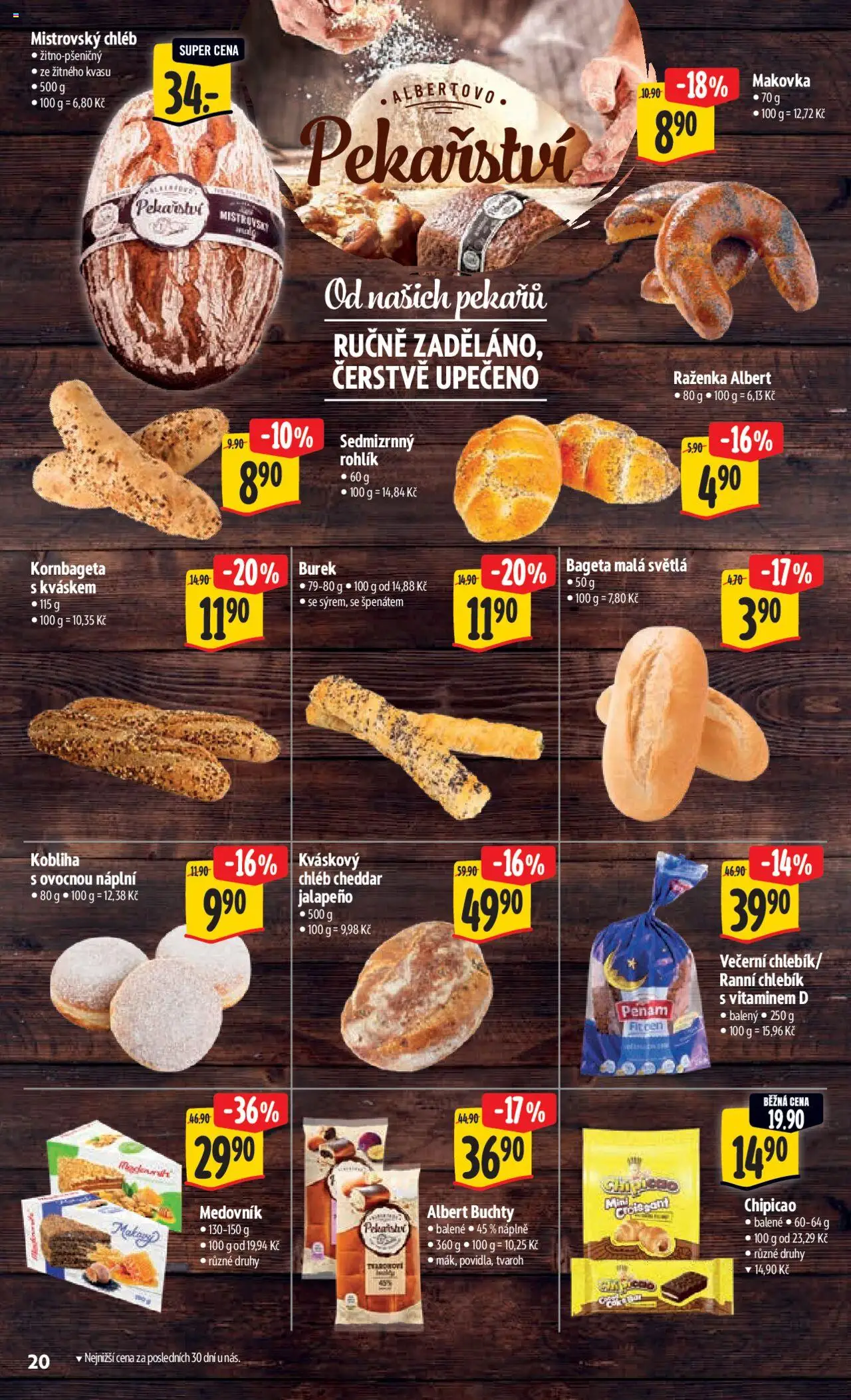 Albert leták - Hypermarket od 06.08.2025 | Strana: 27 | Produkty: Tvaroh, Mistrovský chléb, Kornbageta, Croissant