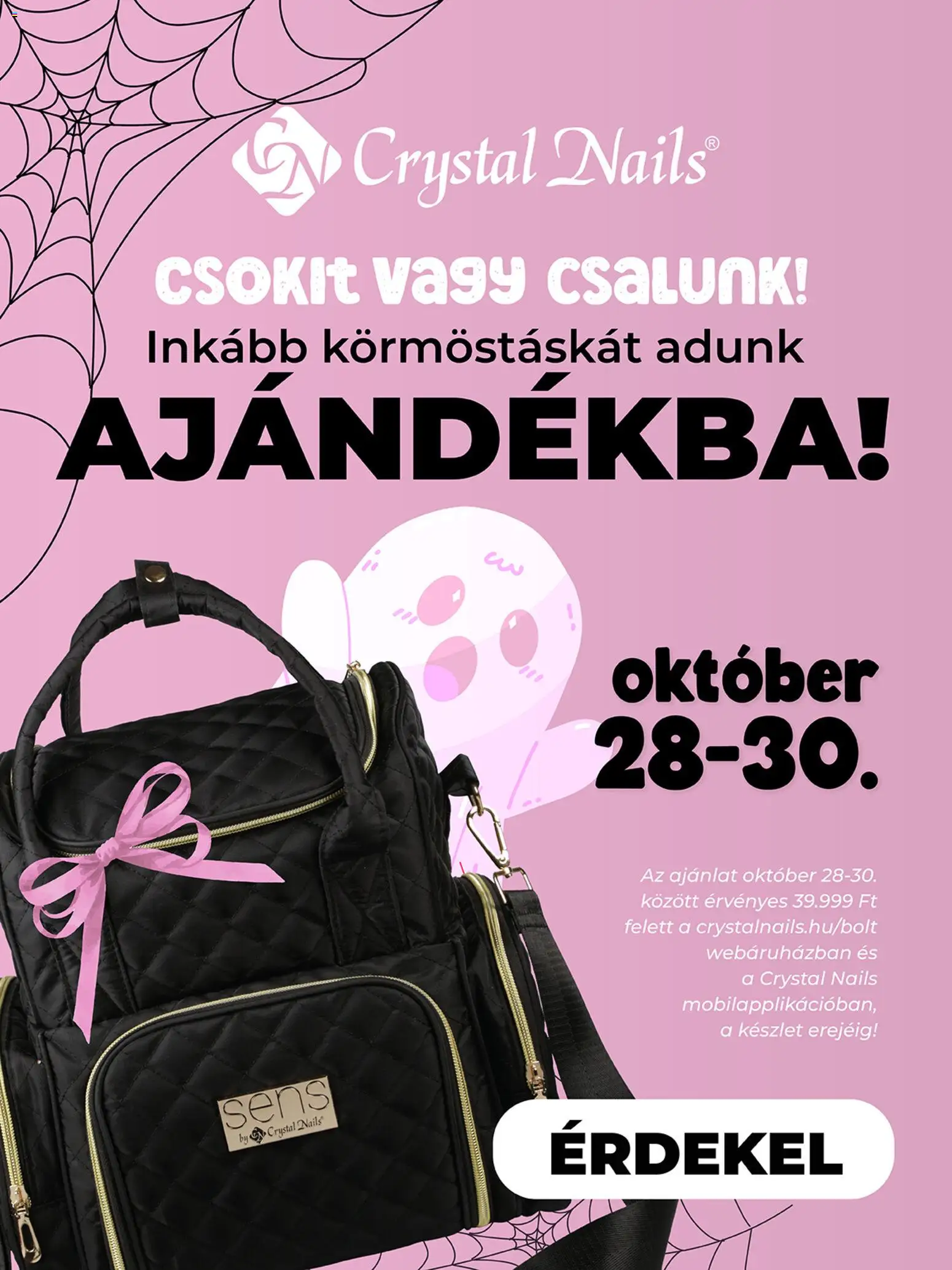 Crystal Nails akciós ujság - amely érvényes a következő dátumtól: 28.10.2025 | Oldal: 1