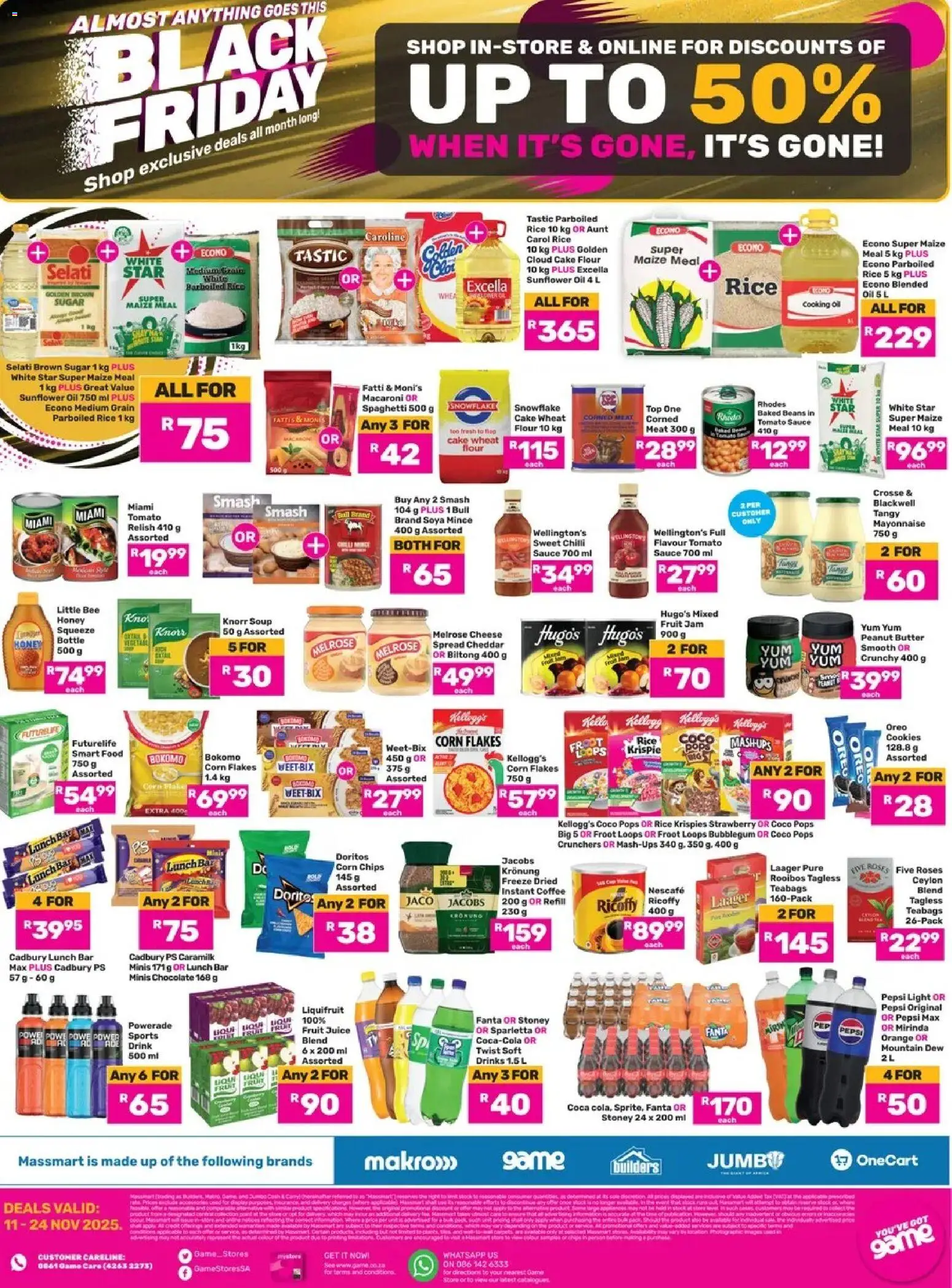 New Game catalogue – valid from 11.11.2025 | Page: 9 | Products: Chocolate, Fanta, Tomato sauce, Mayonnaise