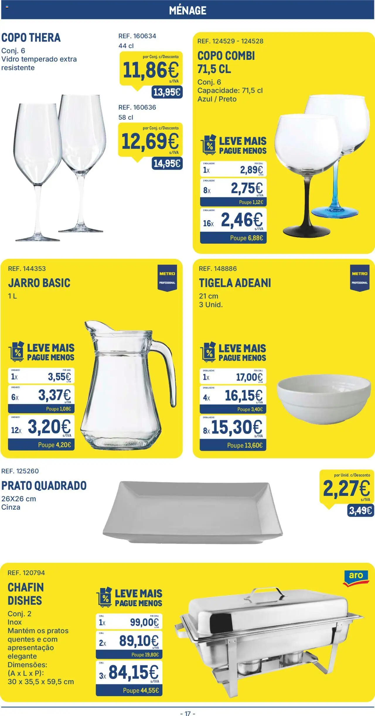 Makro folheto │ válido de 12.08.2025 | Página: 17 | Produtos: Pratos, Tigela