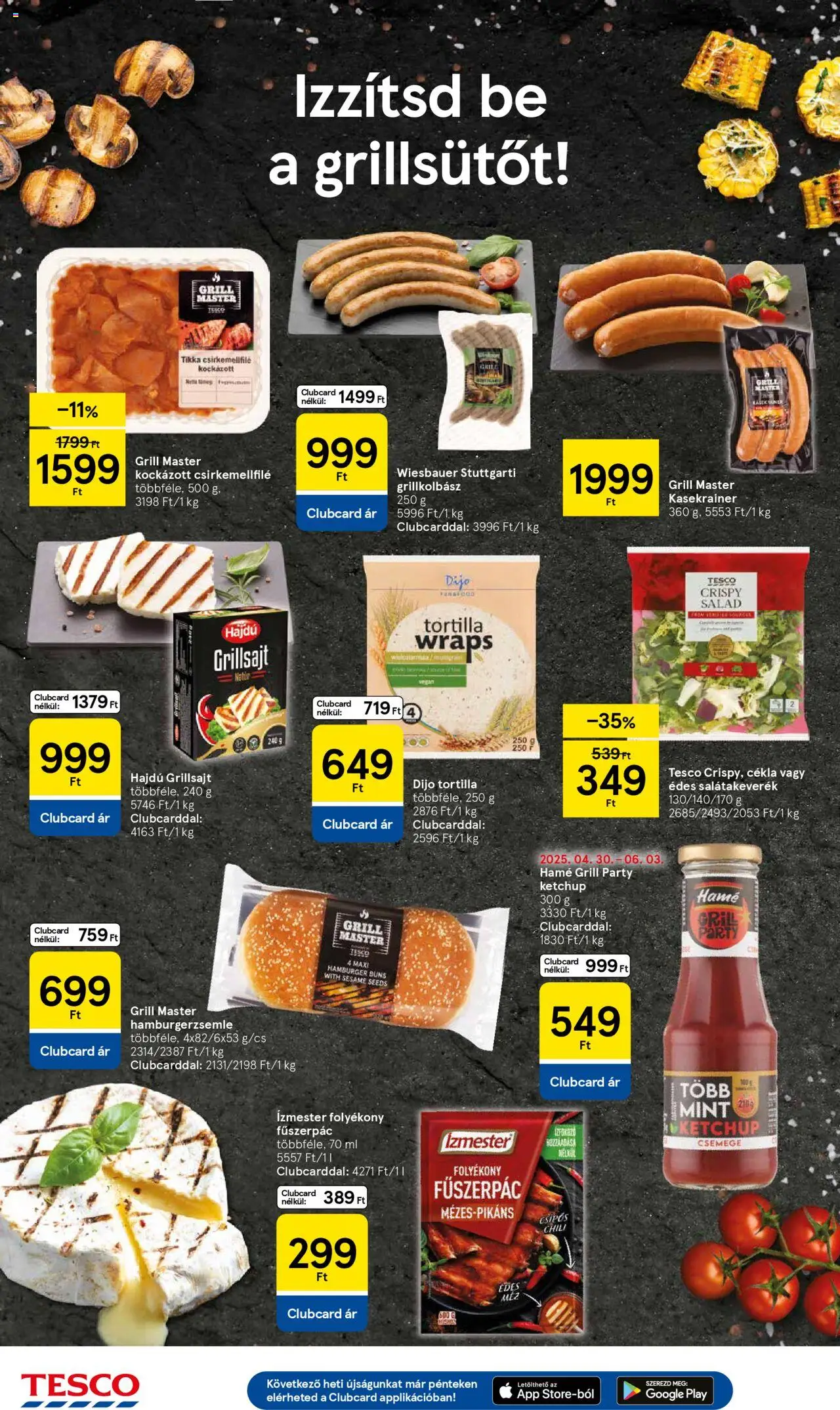 Tesco akciós ujság - amely érvényes a következő dátumtól: 29.05.2025 | Oldal: 24 | Termékek: Cékla, Hamburger, Fűszerpác, Grill