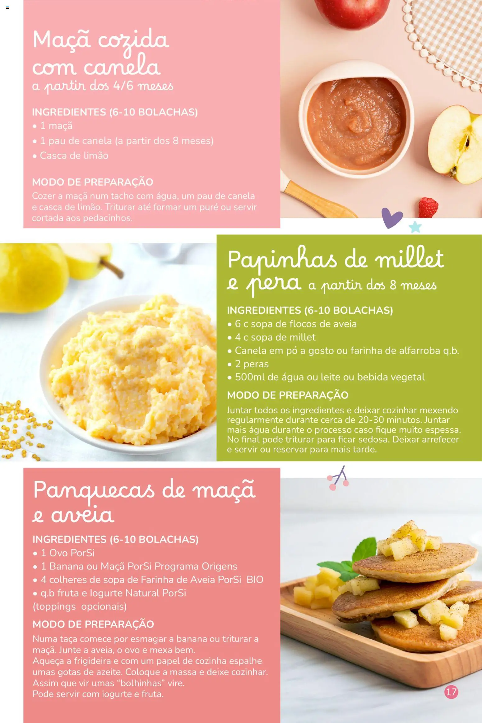 Intermarché - Ver Guia O Bê-á-bá do Bebé │ válido de 15.01.2026 | Página: 17 | Produtos: Frigideira, Sopa, Massa, Flocos