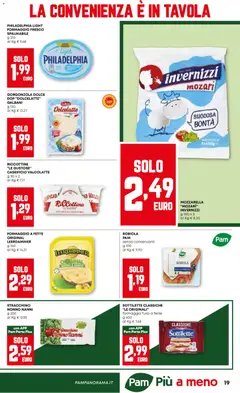 Anteprima del volantino Volantino PAM	 valido a partire dal 04.12.2025 | Pagina: 19 | Prodotti: Formaggio, Tonno, Stracchino, Gorgonzola