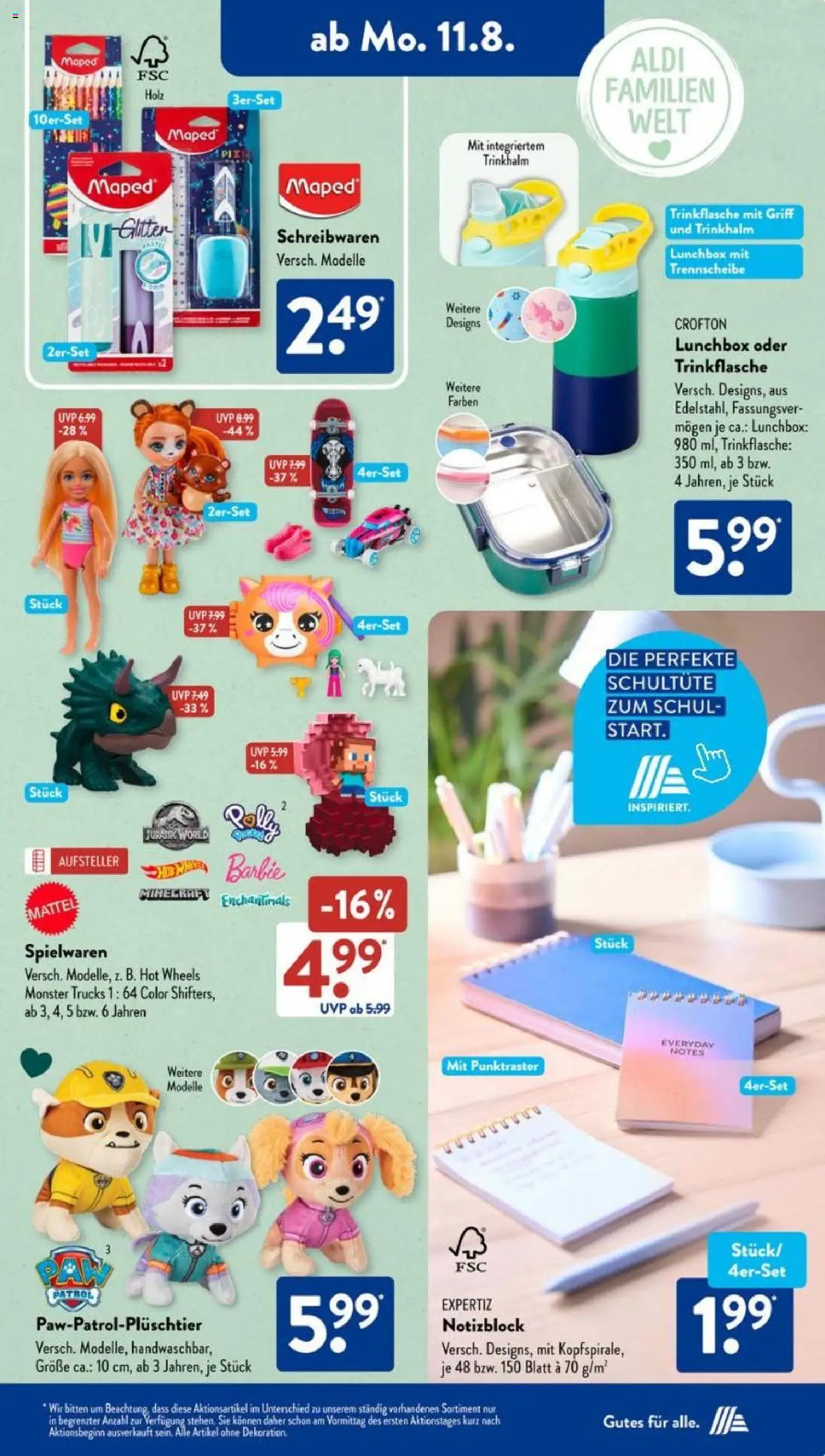 Aldi Süd Prospekt 	 - gültig ab dem 11.08.2025 | Seite: 3 | Produkte: Monster