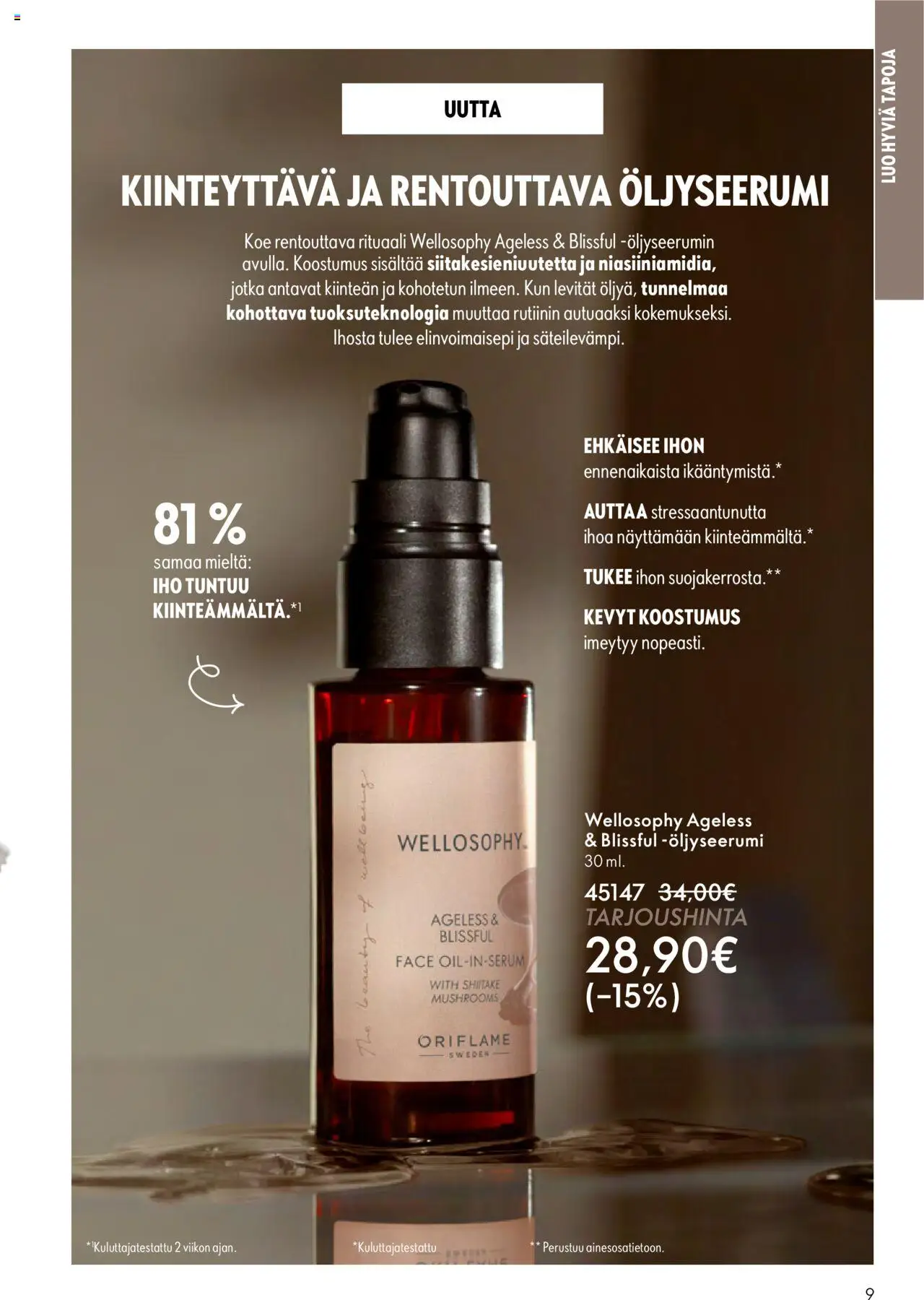 Oriflame - Esite 14 – voimassa 08.10.2025 alkaen | Sivu: 9