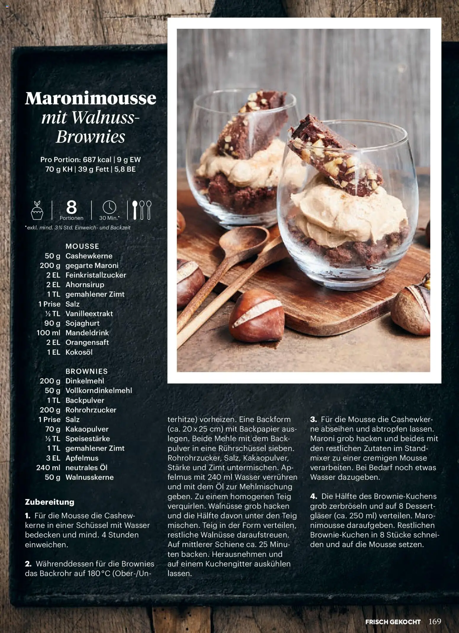 Billa  Frisch Gekocht gültig ab 01.11.2025 | Seite: 165 | Produkte: Wasser, Salz, Mixer, Öl