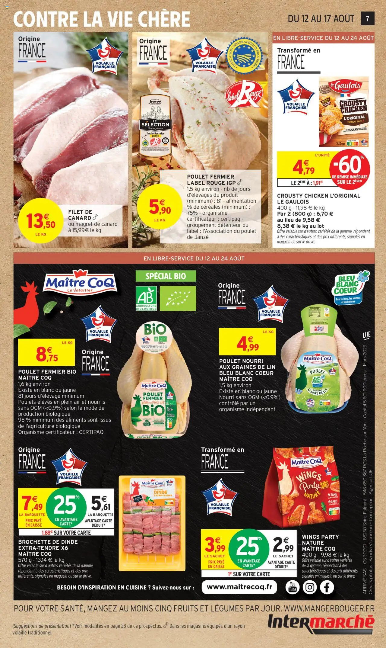  | Page: 7 | Produits: Magret de canard, Volaille, Céréales